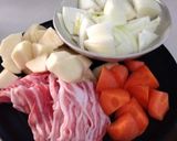 ストウブのお鍋で作る豚肉じゃが作り方1写真