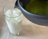 わらび餅入り✨ひんやりトロン💕抹茶ラテ作り方6写真