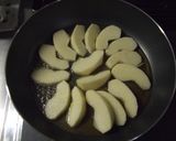 ＨＭで☆バナナ入りりんごのカラメルケーキ作り方8写真