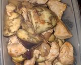 鶏むね肉と茄子の香味黒酢炒め作り方9写真