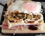 お好み焼きホットサンド作り方4写真