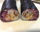 黒×白のり巻き★創作作り方7写真