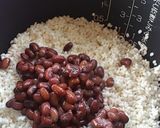 蒸しに負けません！炊飯器でお赤飯だワン作り方2写真