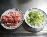 豚肉と長ネギのから揚げ作り方1写真