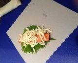 おつまみに最高☆カニカマチーズ春巻き☆作り方2写真