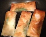 おつまみに最高☆カニカマチーズ春巻き☆作り方3写真