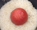 洋風☆トマト丸ごと炊き込みご飯♪作り方4写真
