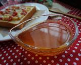 ひよこ豆とトマトのスイートチリトースト作り方5写真