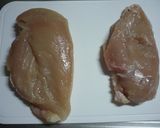 応用抜群☆鶏むね肉で塩鶏作り方1写真