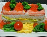 お祝い・パーティーに♡おすしの宝石箱作り方6写真