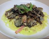 牡蠣のバジルソーススパゲティ　簡単♪作り方6写真
