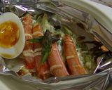 贅沢！？に見えるかにかまホイル焼き♪作り方5写真