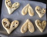 ハート♡のチョコチップクッキーパン作り方14写真
