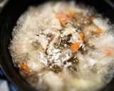 ヘルシー◆皮ごと根菜と鮭と昆布の塩スープ作り方6写真