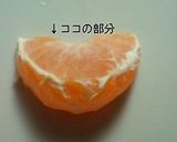 離乳食・みかんの薄皮のむき方作り方1写真