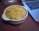 超簡単♪カレー味のライスグラタン作り方4写真