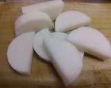 大根と牛肉のすき煮作り方1写真