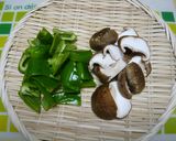 あっという間のピーマンしいたけの素炒め作り方1写真