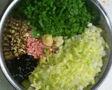 野菜の下茹で不要！本格ジューシー☆焼餃子作り方2写真