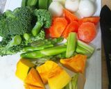 野菜もりもり食べられるシチューフォンデュ作り方2写真