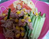 夏にさっぱり！簡単☆冷製パスタ☆作り方3写真