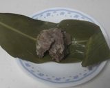 炊飯器同時調理機能で牛肉の月桃蒸し作り方4写真