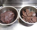 桜のショコラようかん♪(チョコ羊羹)作り方3写真