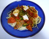 菜の花とサンマ缶の春の香りパスタ作り方4写真