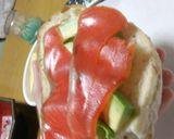 スモークサーモンのオープンサンド作り方3写真