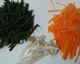 茎ワカメの中華風スープ作り方1写真