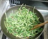 干エビと豆苗炒め作り方4写真