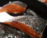 鮭の味噌マスタードクリームソース作り方1写真