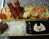 キャラ弁オツカレ弁当２ちゃんおにぎり作り方3写真