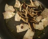 豚ﾊﾞﾗと干し椎茸の和風パスタ作り方2写真