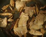豚ﾊﾞﾗと干し椎茸の和風パスタ作り方3写真