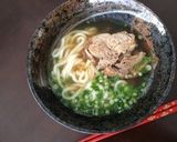 なんちゃって☆ソーキそば風☆うどん作り方5写真