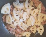 蓮根とベーコンのバター炒め作り方4写真