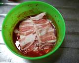 半熟卵で食べるキムチ鍋作り方1写真