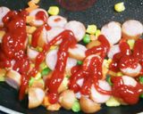 お弁当・オムライス★簡単ケチャップライス作り方5写真