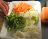 回鍋肉のタレで牛肉の中華炒め作り方2写真