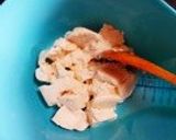 豆腐と長芋の茶碗蒸し＊カニカマ餡かけ作り方2写真