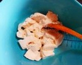 豆腐と長芋の茶碗蒸し＊カニカマ餡かけ作り方2写真