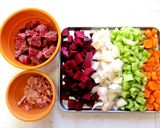ビーンズとビーツのデリ風ボルシチスープ作り方3写真