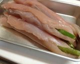 モテレシピ！ささみのインゲン巻きフライ作り方1写真