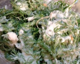 人参の葉っぱのかき揚げ（天ぷら）作り方5写真