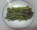 電子レンジで簡単！　菜の花の辛子和え作り方4写真