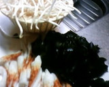 もやし、わかめ、ちくわのさっと炒め作り方1写真