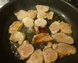 (^^)豚ヒレ肉ネギ入りしょうゆ炒め作り方4写真