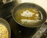 (^^)ポルチーニのクリームパスタ作り方7写真