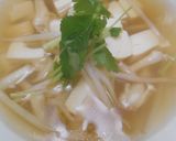 絹ごし豆腐ともやしのコンソメスープ作り方9写真